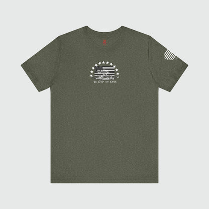 No Step On Snek Tee 2.0 Product Pic Front Heather Military Green