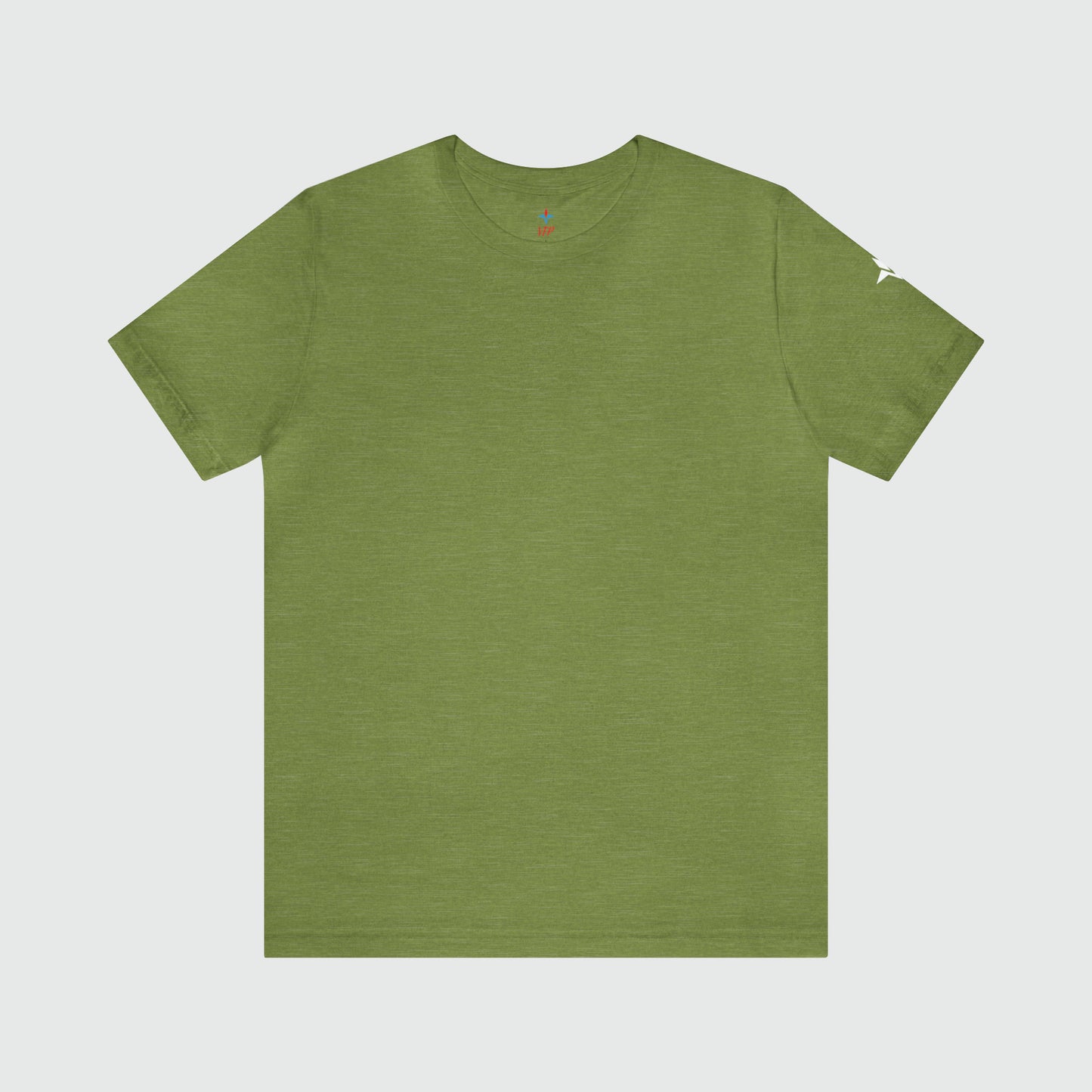 Enhance Bold Training Tee Product Pic Front Heather Green