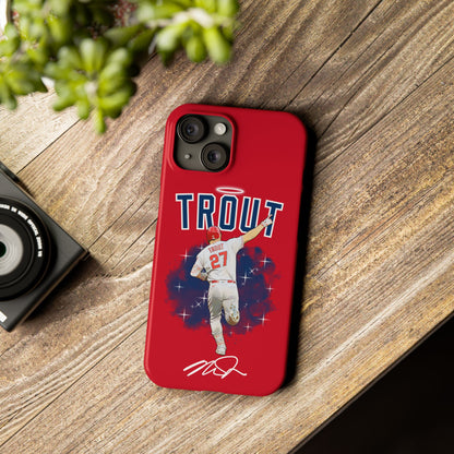 Mike Trout Slim iPhone Case