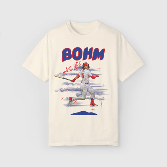 Alec Bohm Signature Tee Product Pic Front Ivory