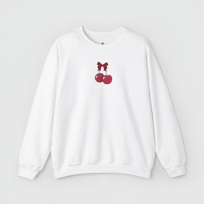 Cherry Bow Cute Crewneck