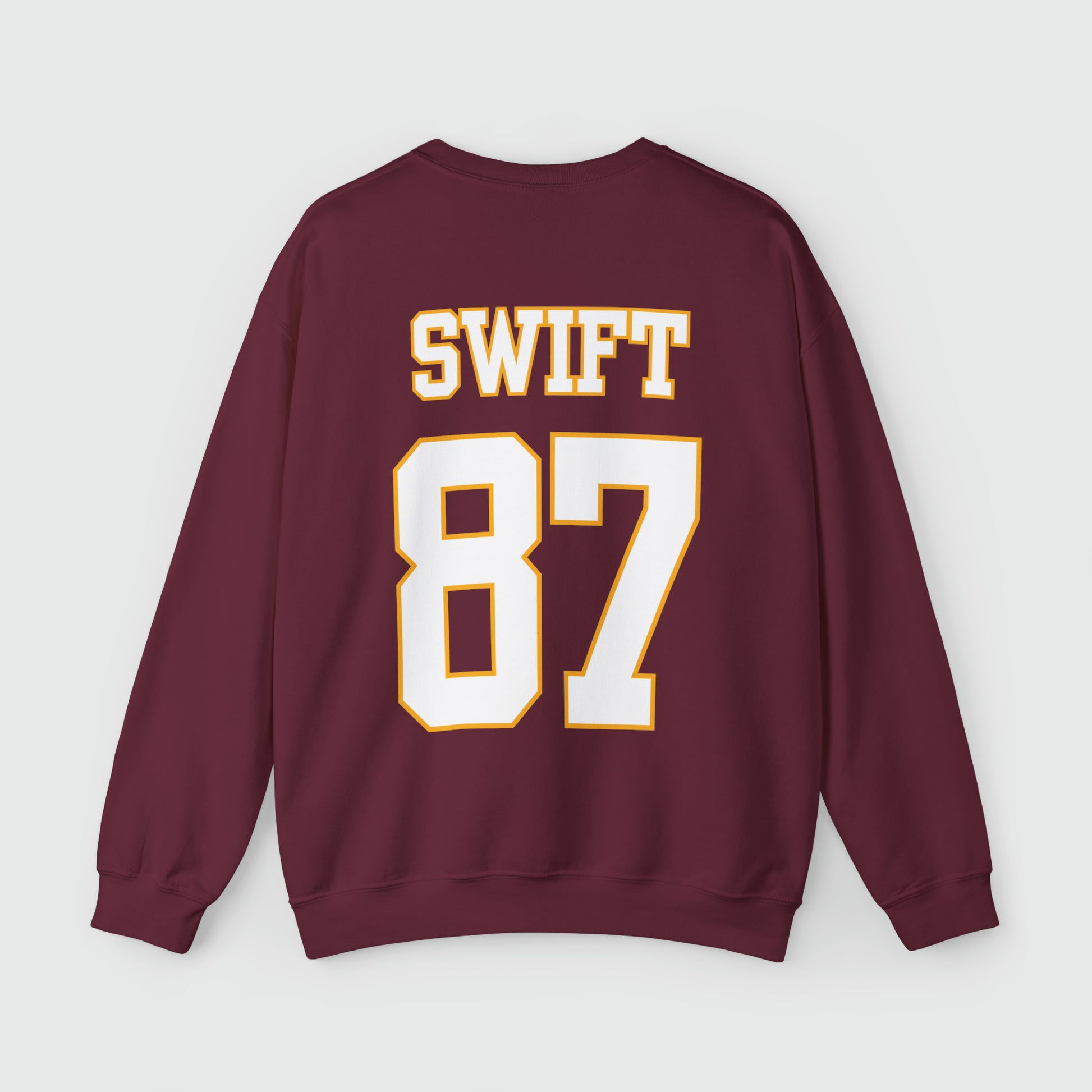 Taylor Swift Chiefs Crewneck Back Maroon