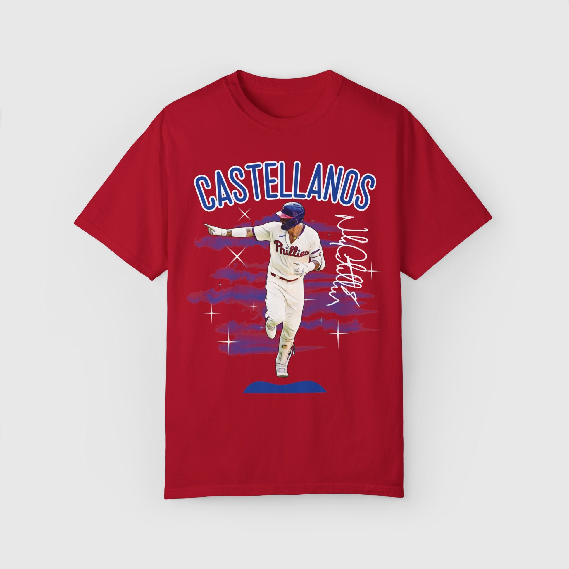 Castellanos Signature Tee 2.0 Product Pic Front Red