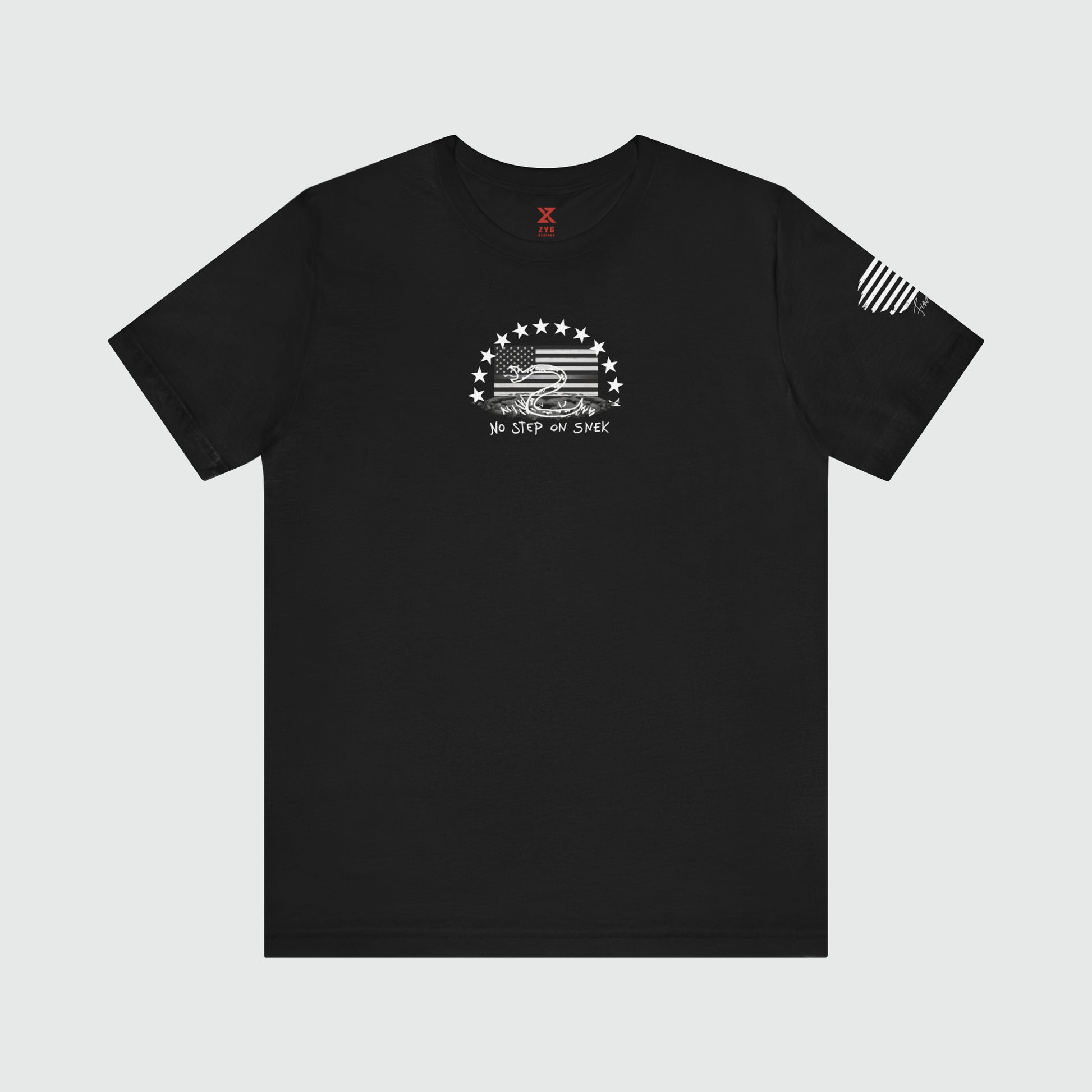 No Step On Snek Tee 2.0 Product Pic Front Black