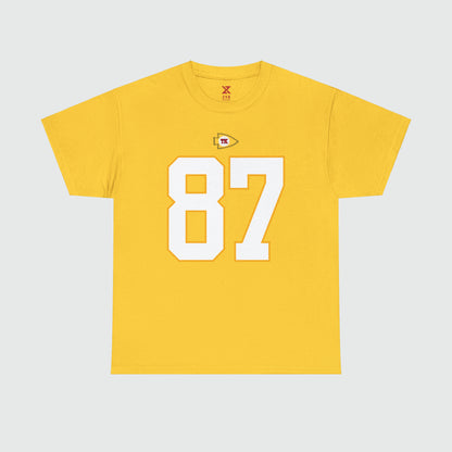 Travis Kelce Jersey Tee Front Daisy