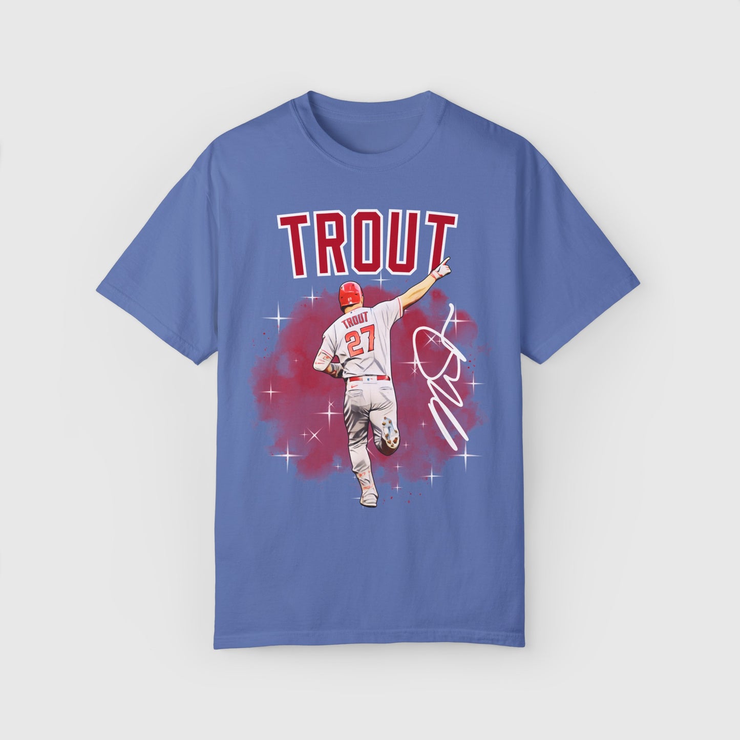 Mike Trout Signature Ink Art Tee