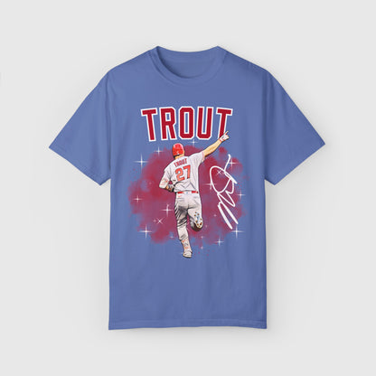 Mike Trout Signature Ink Art Tee