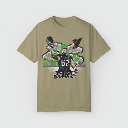 Jason Kelce City Tee Product Pic Front Khaki