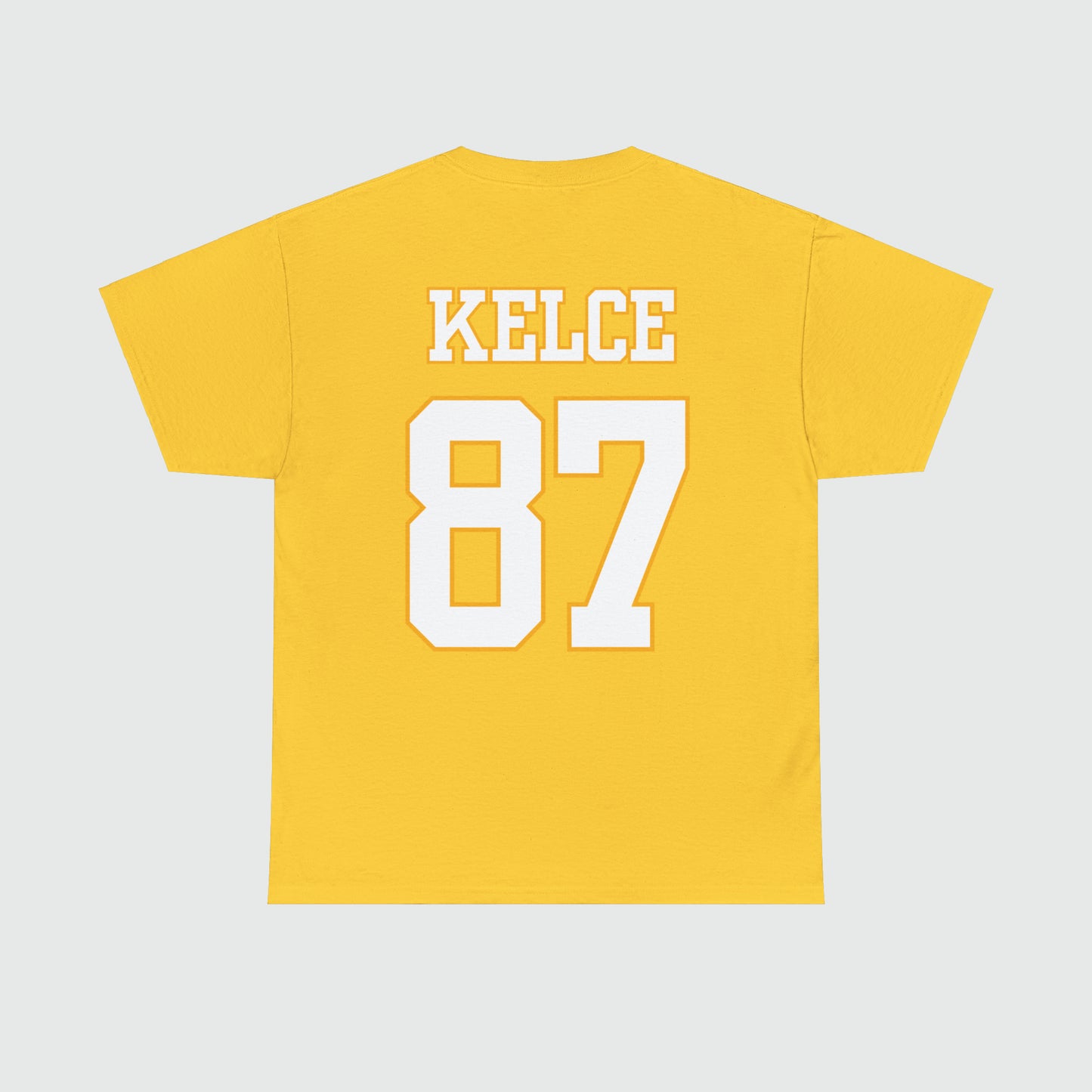 Travis Kelce Jersey Tee Back Daisy