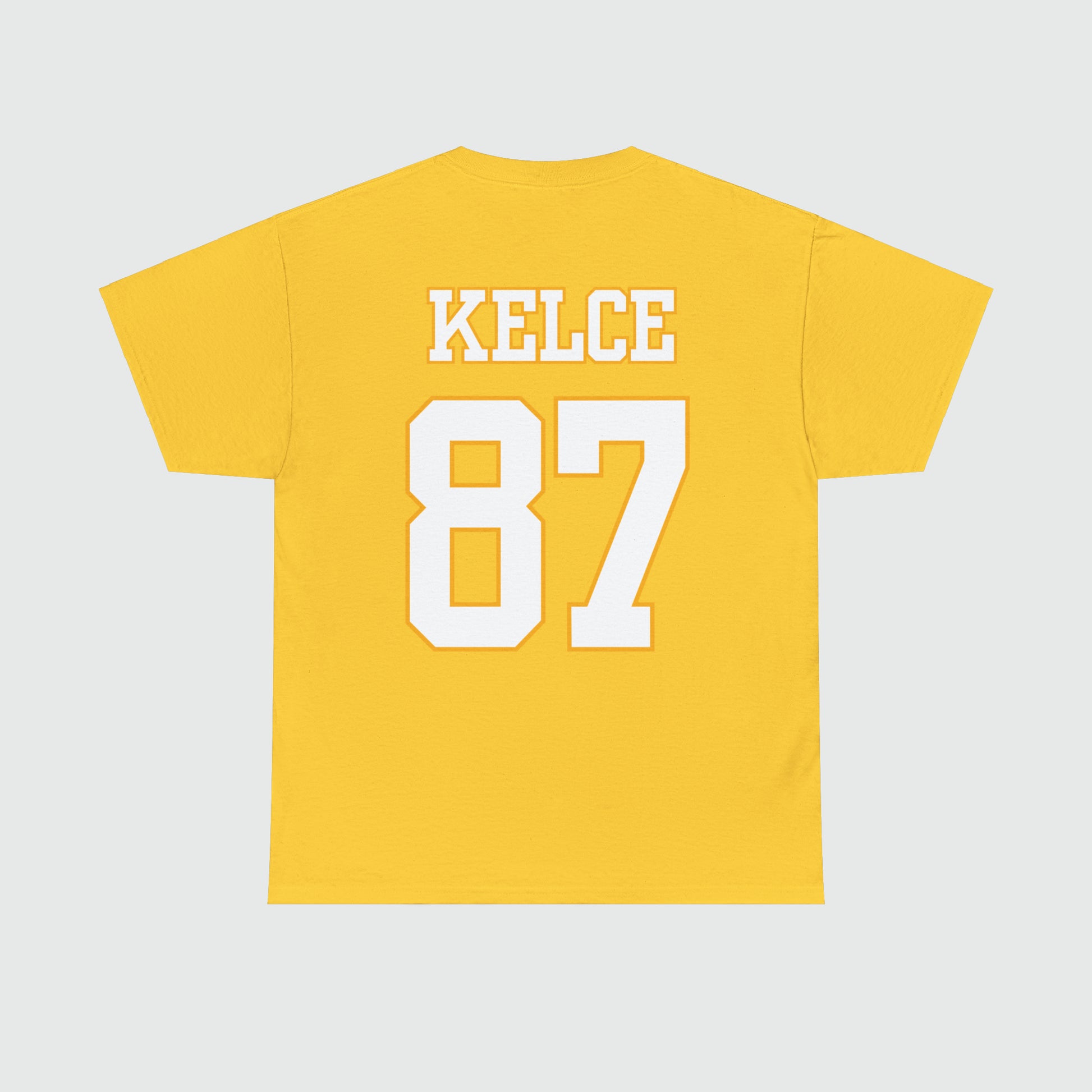 Travis Kelce Jersey Tee Back Daisy