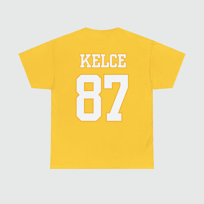 Travis Kelce Jersey Tee Back Daisy