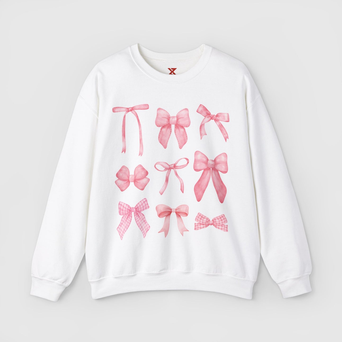 Coquette Pink Bows Crewneck