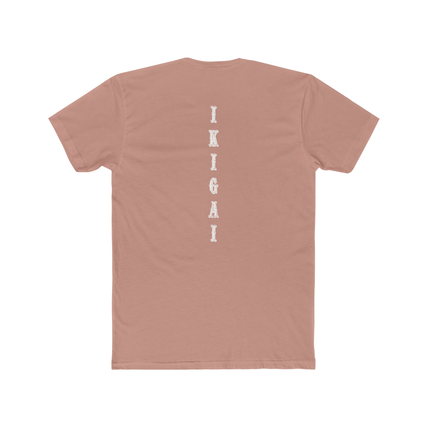 IKIGAI Vert Training Tee Product Pic Back Desert Pink