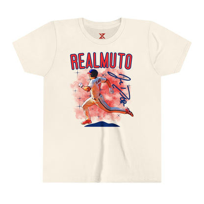 Kids J.T. Realmuto Signature Tee Product Pic Front Natural