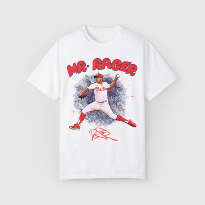 Ranger Suarez Mr. Rager Signature Tee Product Pic Front White