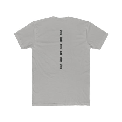 IKIGAI Vert Training Tee Product Pic Back Light Grey