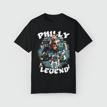 Jason Kelce Philly Legend Tee Product Pic Front Black