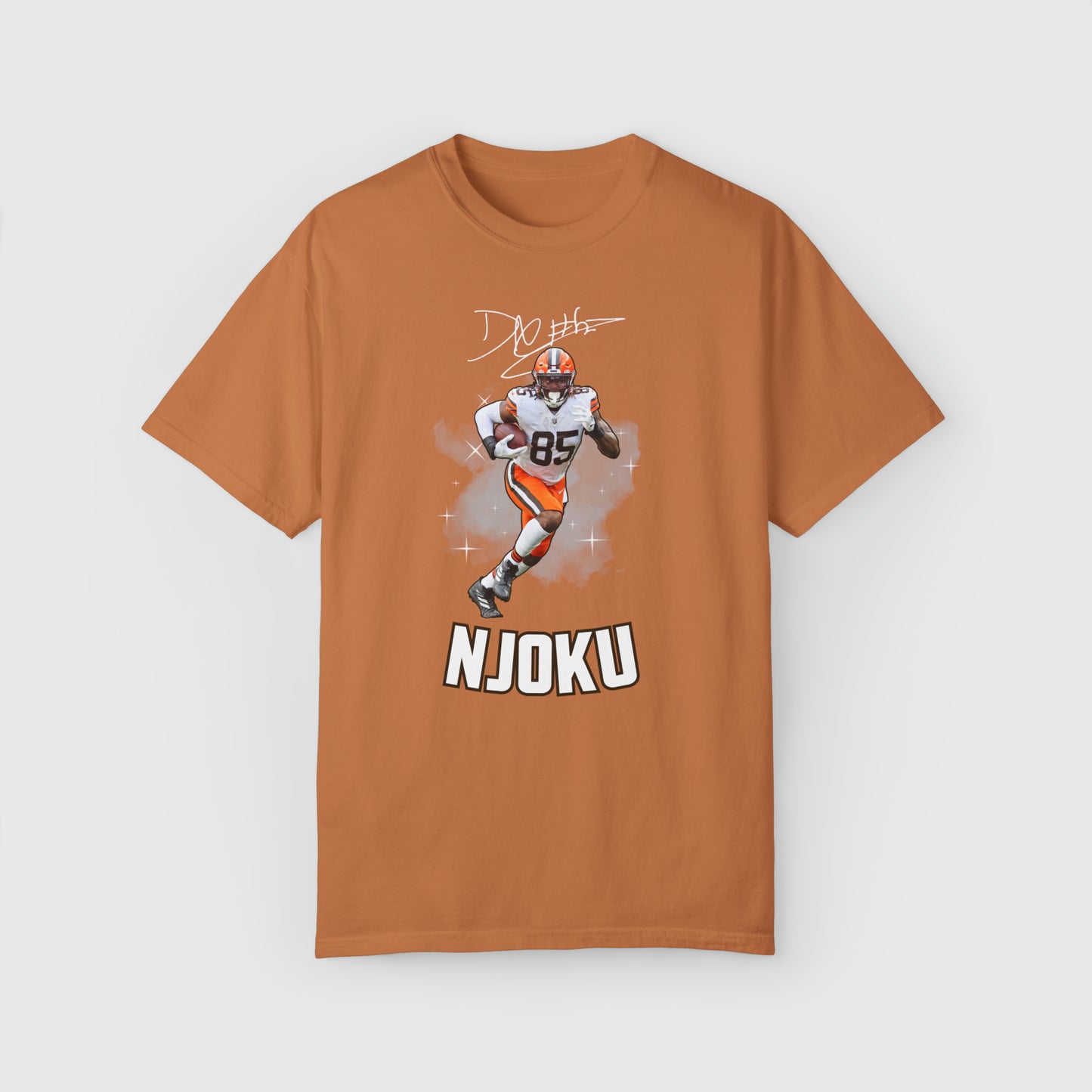 David Njoku Signature Tee Product Pic Front Yam