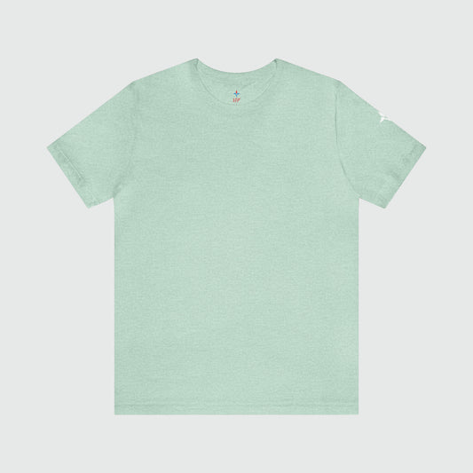 Enhance Bold Training Tee Product Pic Front Heather Mint