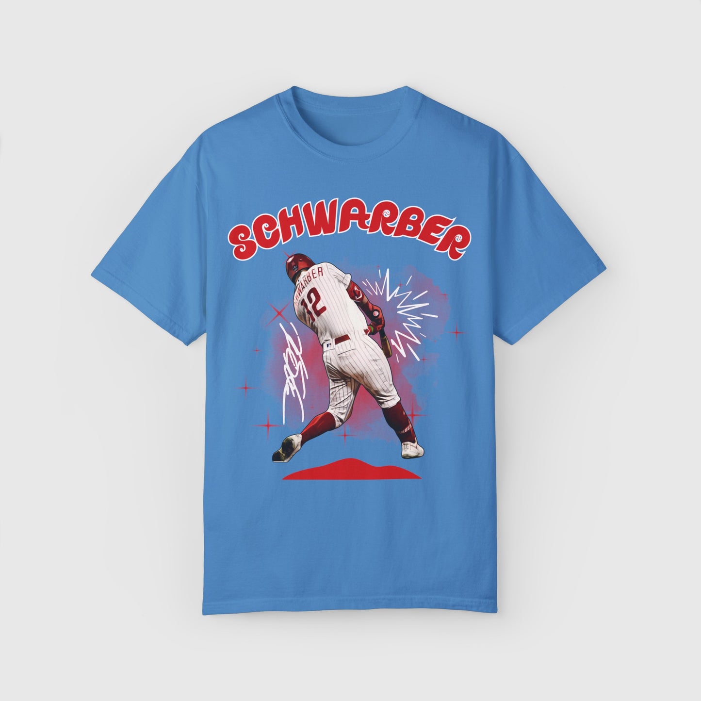 Kyle Schwarber Signature Ink Art Tee Product Pic Royal Caribbean