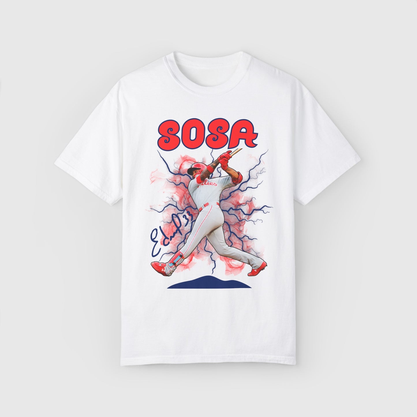 Edmundo Sosa Signature Tee Product Pic Front White