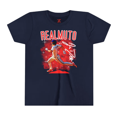 Kids J.T. Realmuto Signature Tee Product Pic Front Navy