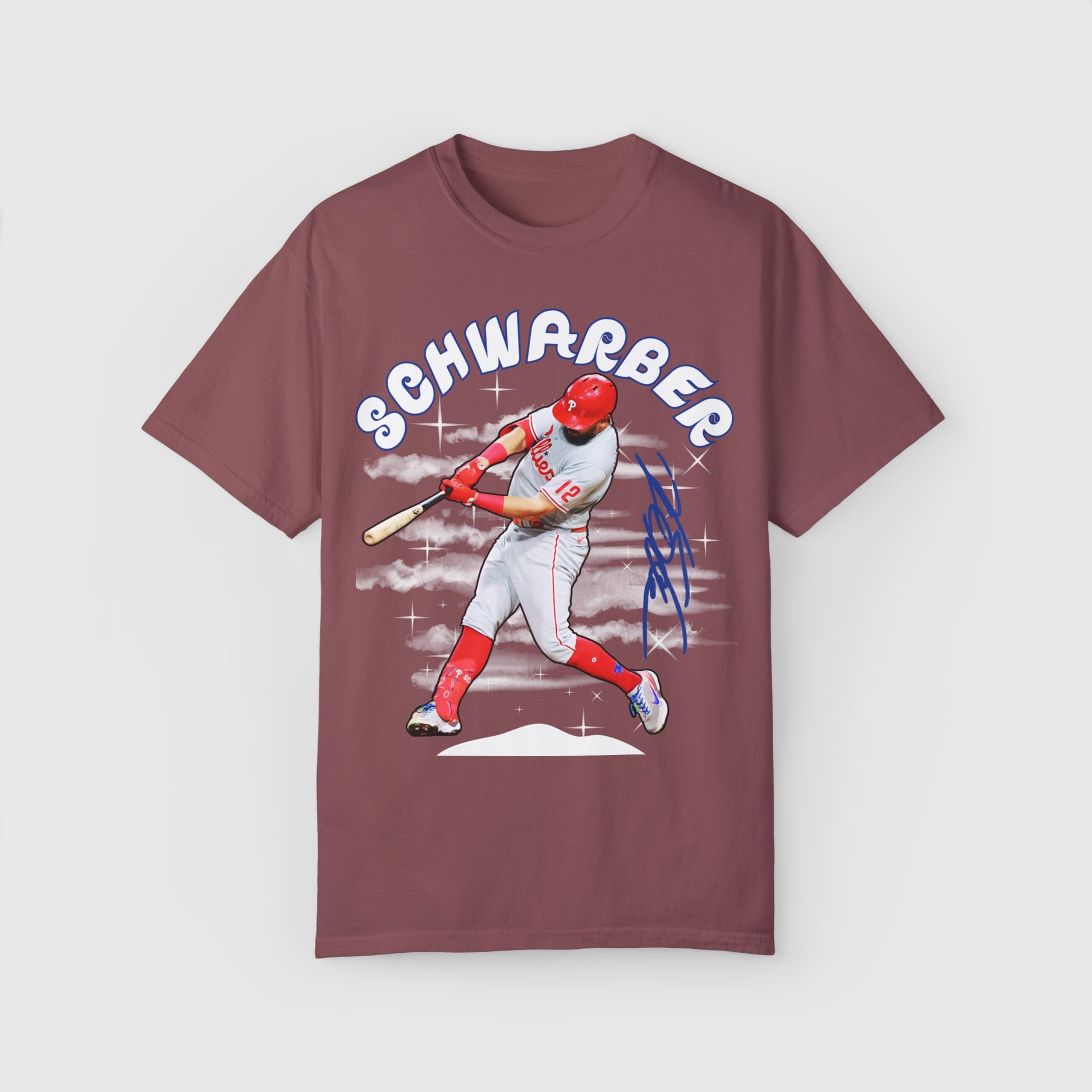 Kyle Schwarber Signature Tee Product Pic Front Brick