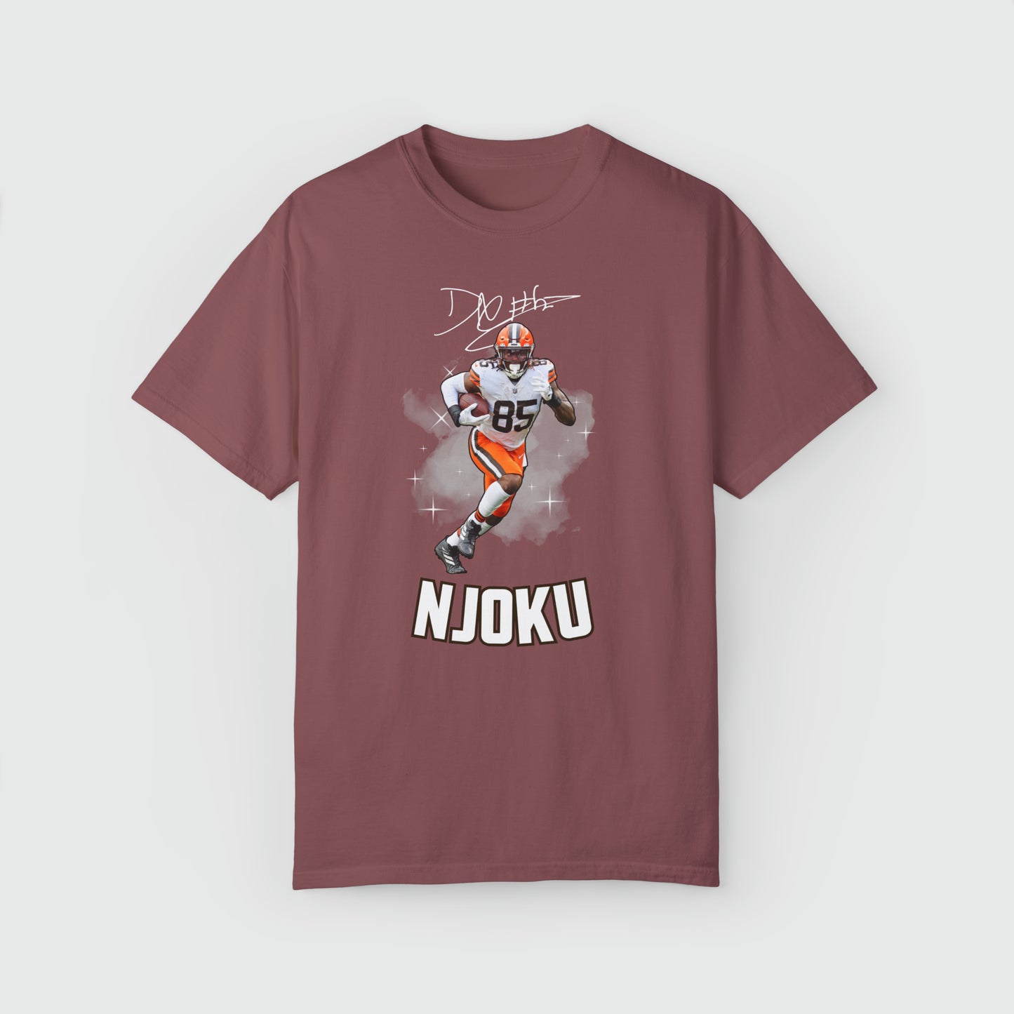 David Njoku Signature Tee Product Pic Front Brick