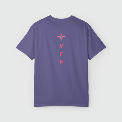 Peak Pump Cover Women's Tee Product Pic Back Grape