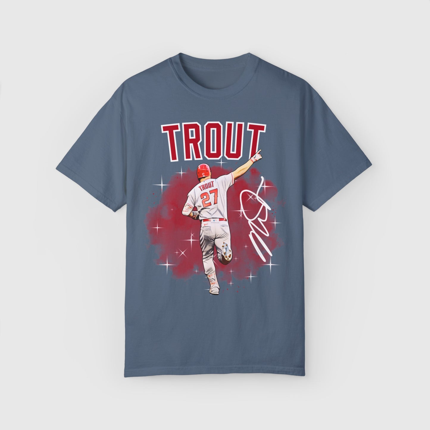 Mike Trout Signature Ink Art Tee