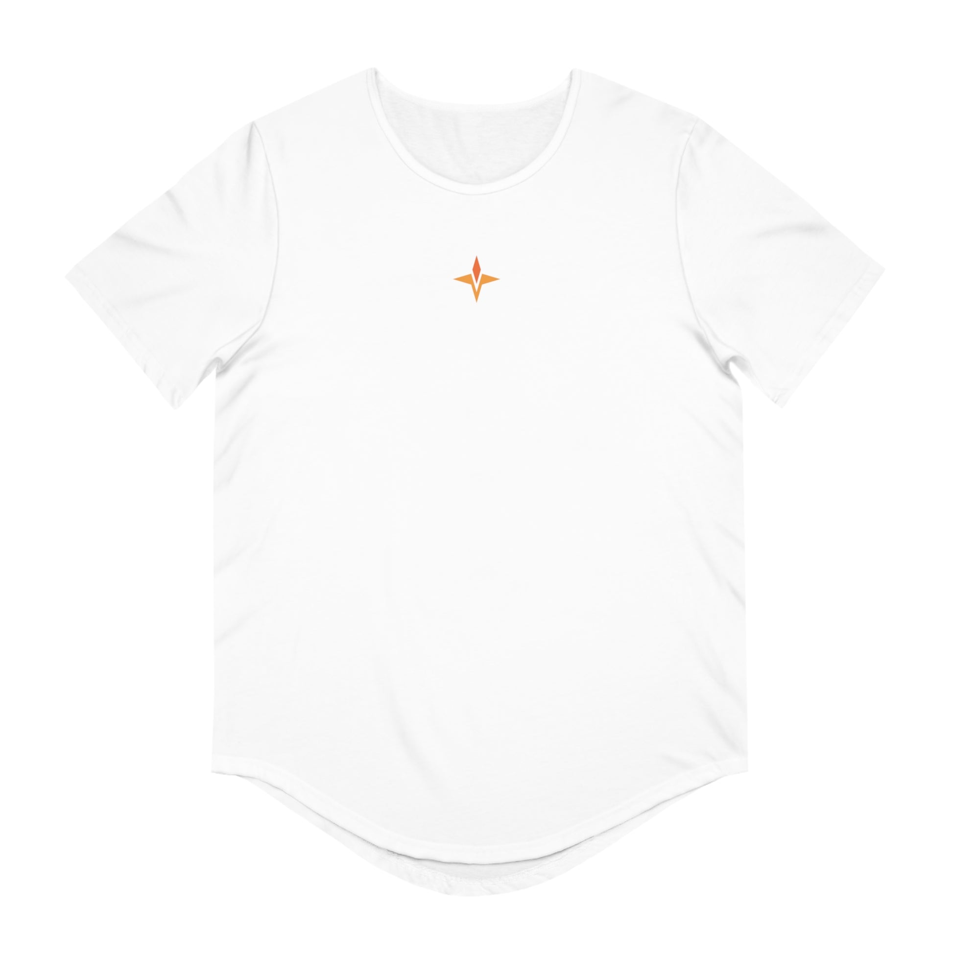 Savant Gym Tee Orange Product Pic Front White