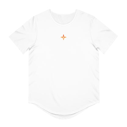 Savant Gym Tee Orange Product Pic Front White