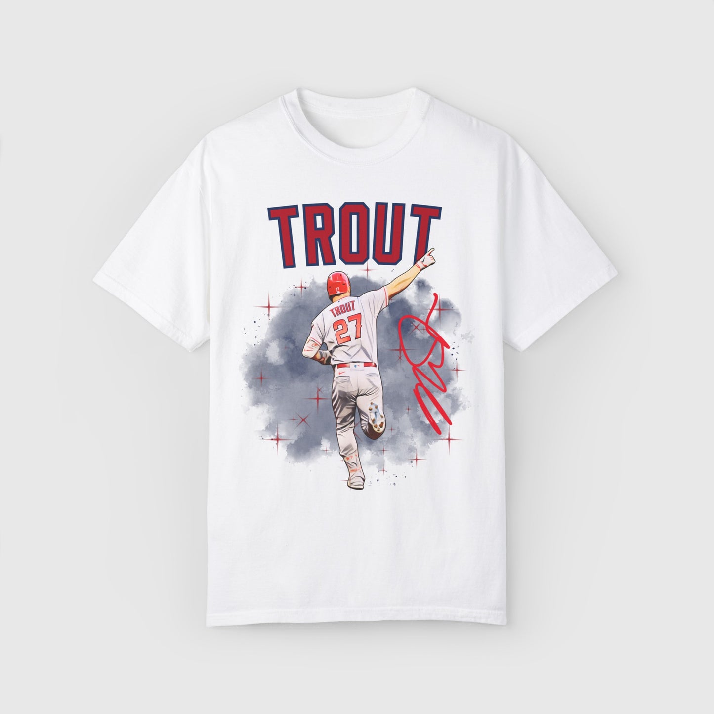 Mike Trout Signature Ink Art Tee