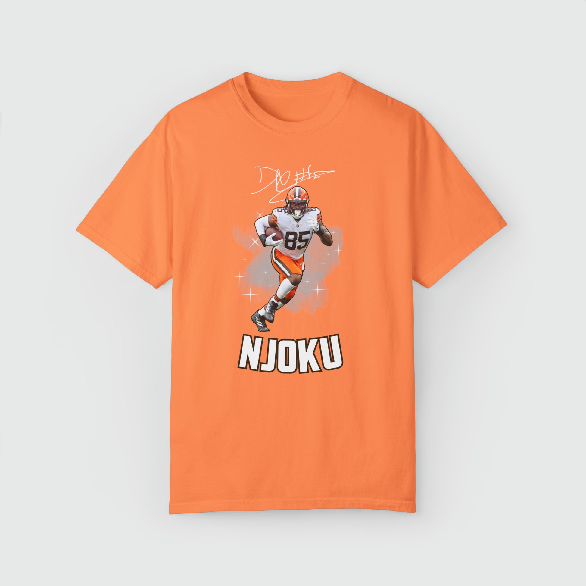 David Njoku Signature Tee Product Pic Front Melon