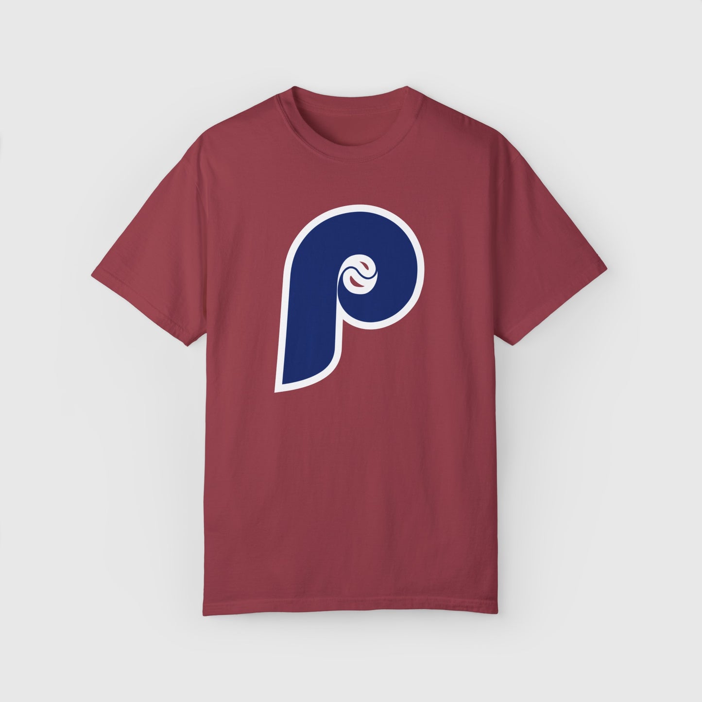 Phillies Classic Logo Tee Product Pic Front Chili