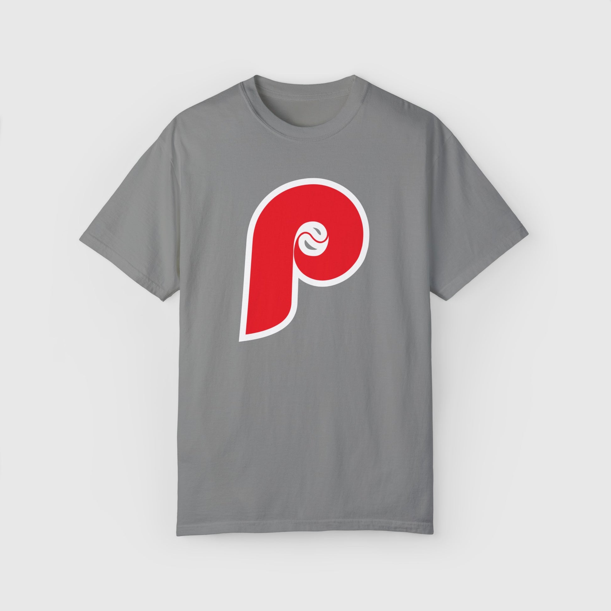 Phillies Classic Logo Tee Product Pic Front Granite