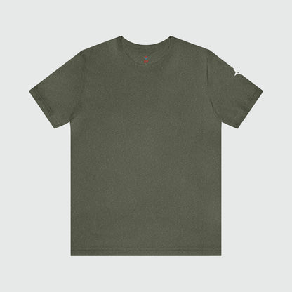 Enhance Men's Training Tee Product Pic Front Heather Military Green