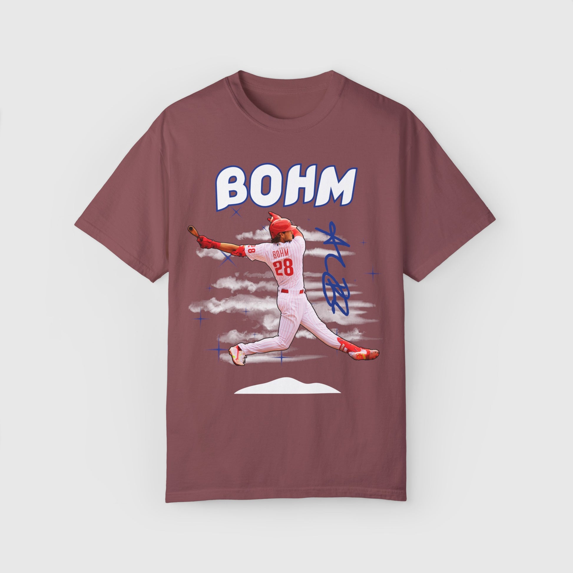 Alec Bohm Signature 2.0 Tee Product Pic Front Brick