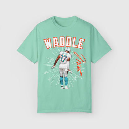 Jaylen Waddle Signature Tee Product Pic Front Island Reef