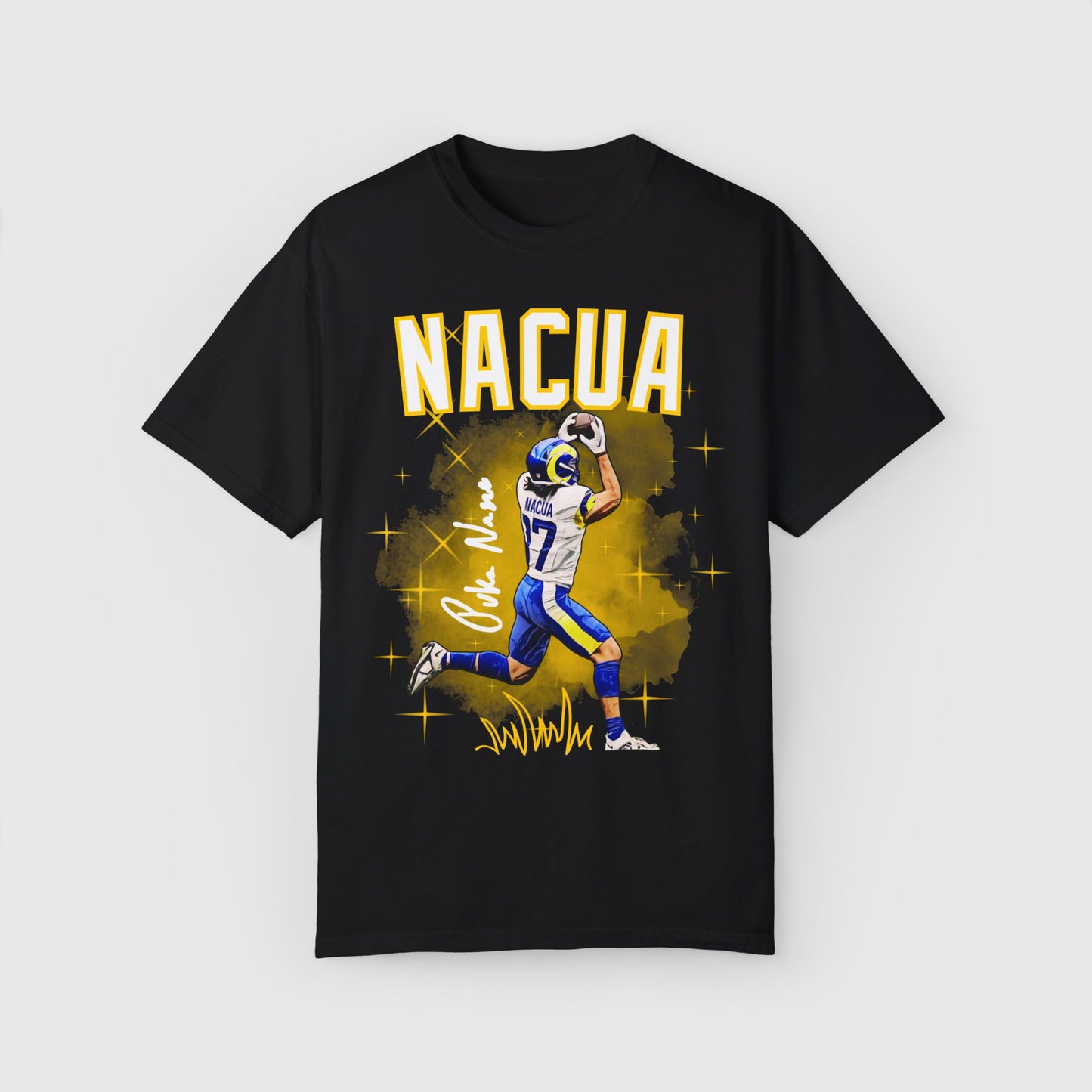 Puka Nacua Signature Ink Art Tee