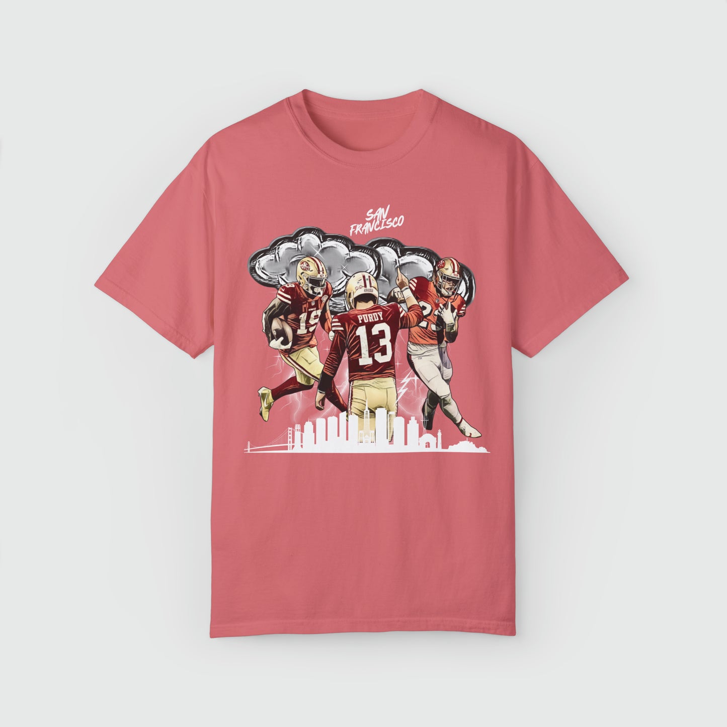 San Francisco 49ers City Tee Product Pic Front Watermelon