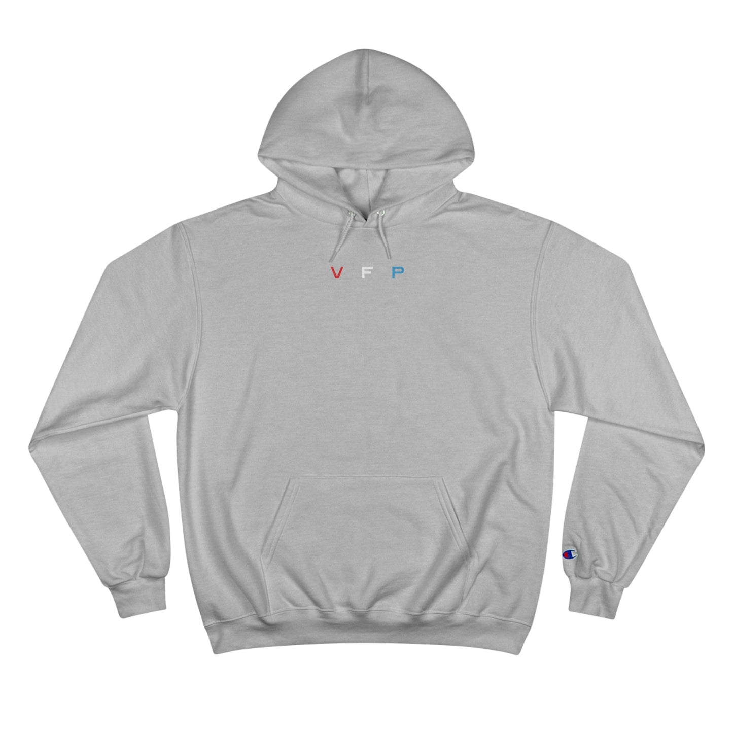 VFP Champion Athleisure Hoodie Product Pic Front Light Grey