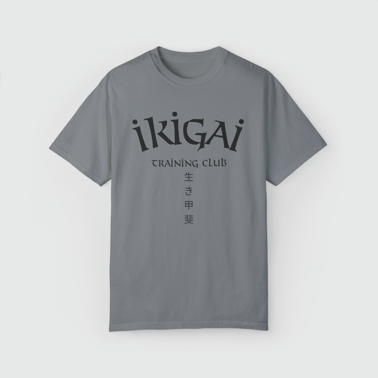 Ikigai Training 2.0 Tee Product Pic Front Granite