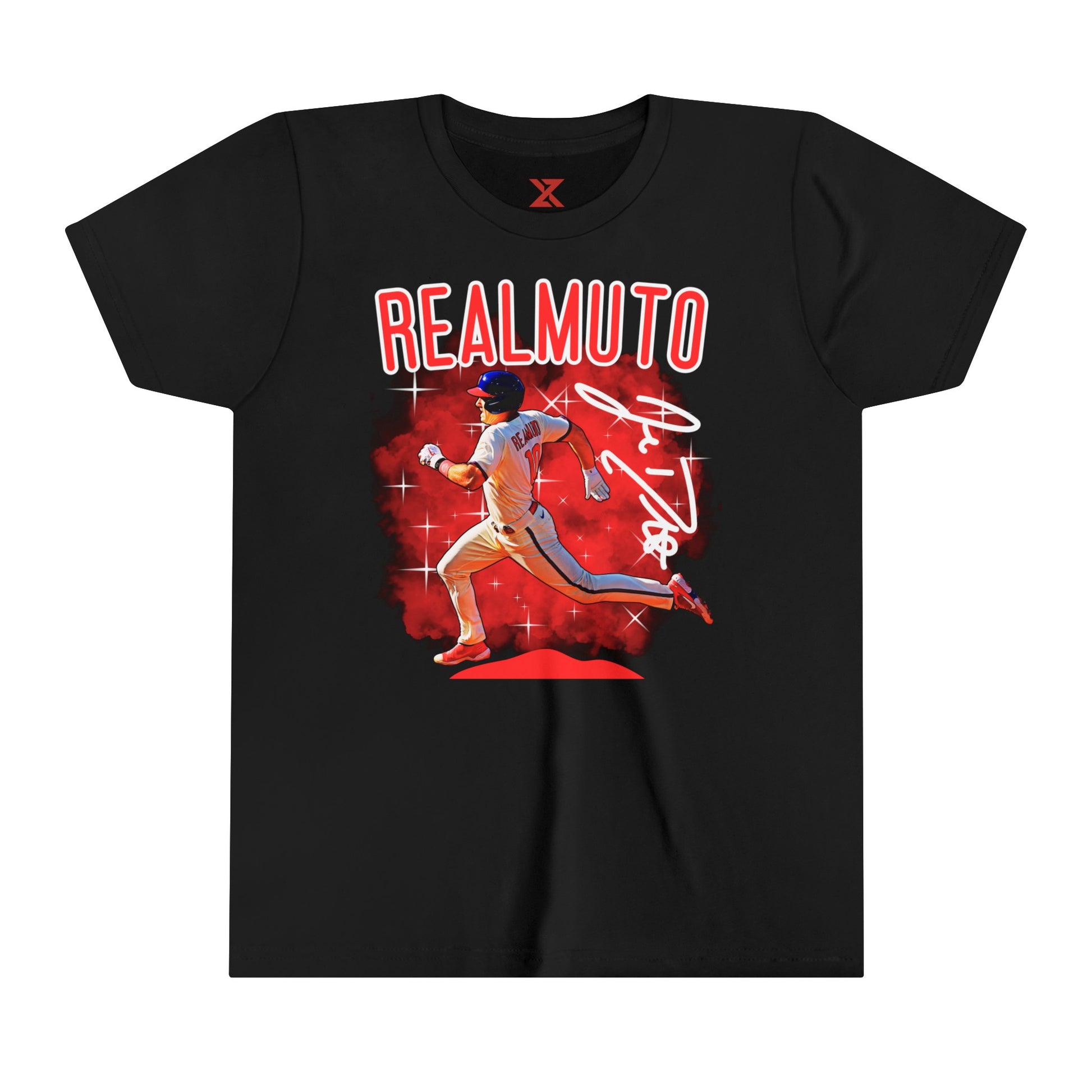 Kids J.T. Realmuto Signature Tee Product Pic Front Black