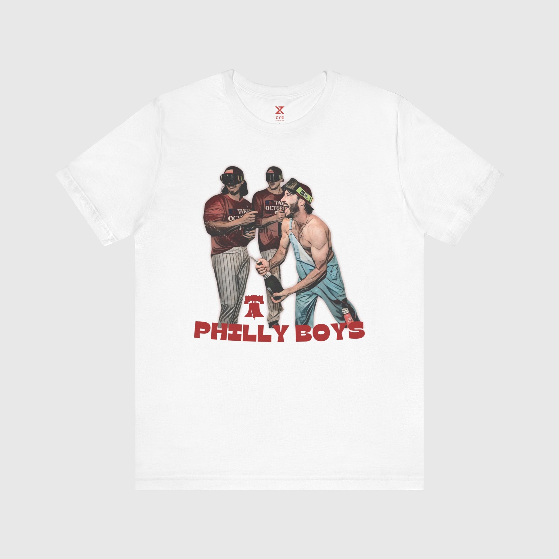 Stubbs Philly Boys Tee Product Pic Front White