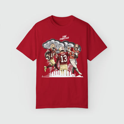 San Francisco 49ers City Tee Product Pic Front Red