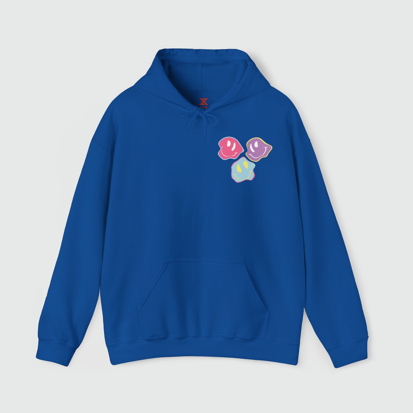 It's Fine. I'm Fine. Everything's Fine Hoodie Product Pic Front Blue