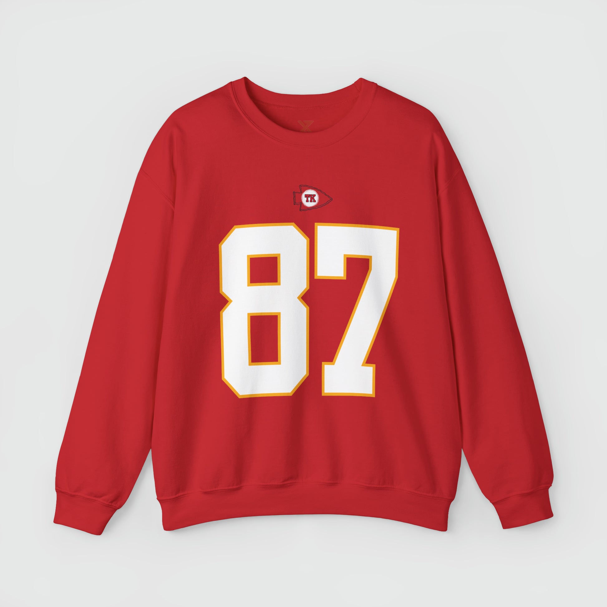 Taylor Swift Chiefs Crewneck Front Red