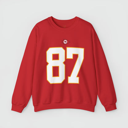 Taylor Swift Chiefs Crewneck Front Red