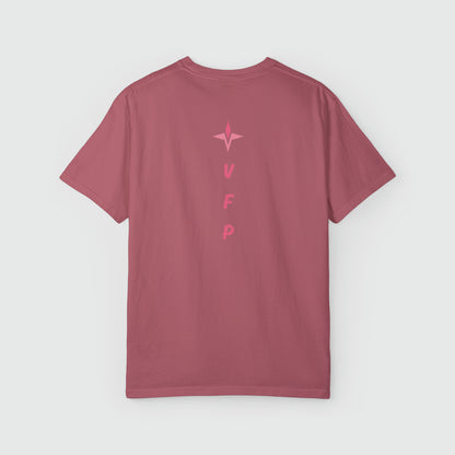 Peak Pump Cover Women's Tee Product Pic Back Crimson